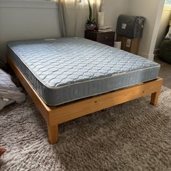 Full Bed Frame And Mattress 