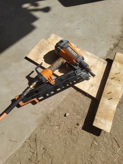 RIDGID Pneumatic 21 degree 3 1/2 in round head framing nailer