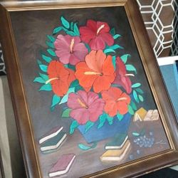 A. Gibson Jr Painting 21.5inch X 28inch On Board Wall Art Signed by Artist 