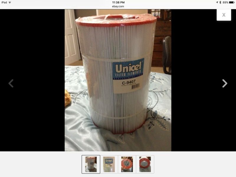 Unicel c-9407 pentair clean & clear predator 75 sq ft pool filter new