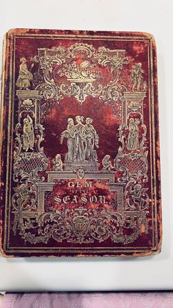 Gem of the Season 1850 Antique Book