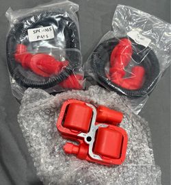 Moto1988 Ignition coil & Spark plug Wire Cap Compatible with Polaris RZR