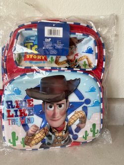Disney Toy Story Woody 3D Face 12 Inches Toddler Backpack