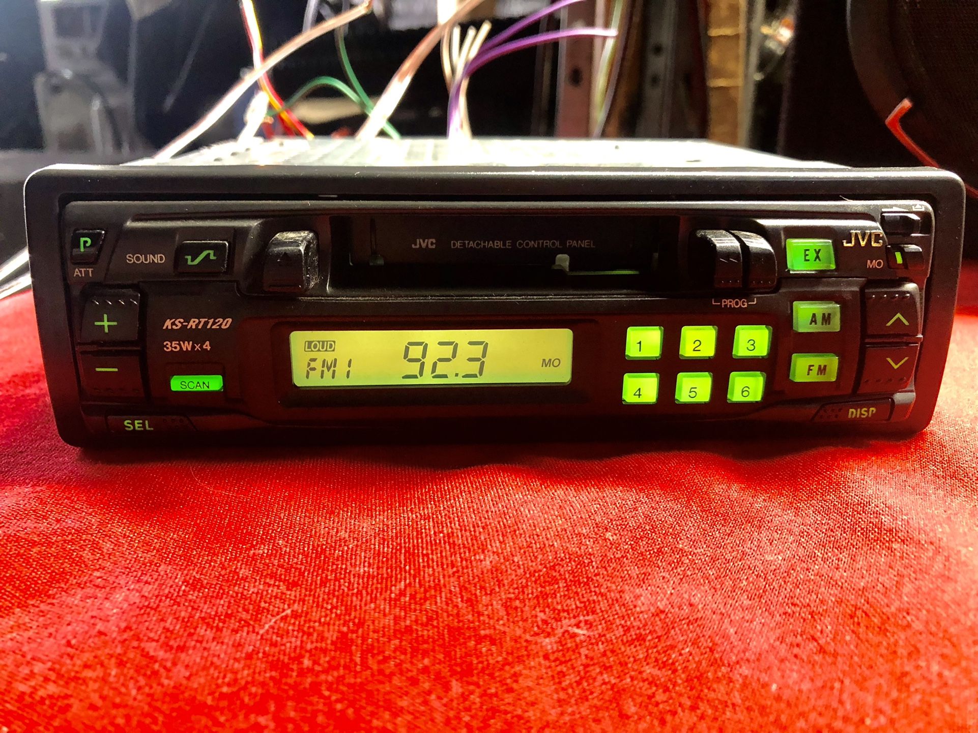 autoradio jvc ks-rt120 ksrt 120 tape cassette k7 car