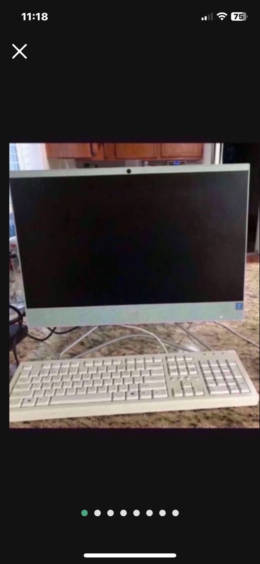 HP 22- All-in-One PC, 22" Display, Intel Celeron G4900T 2.9 GHz, 4GB RAM, 1TB HDD