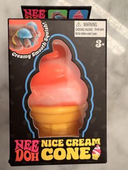 Needoh Nice Cream Cone - Needoh Icecream - Orange