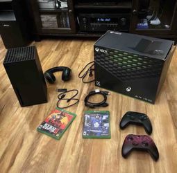 Series X Bundle 1TB + 2 Controllers + 2 Games & Accessories 