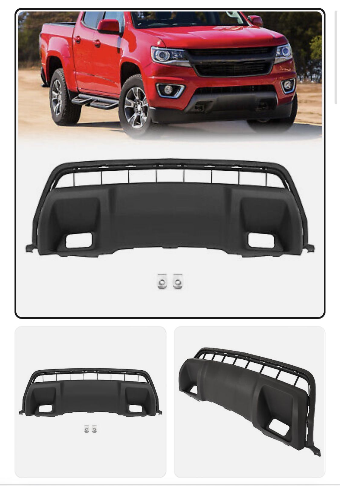 Chevy Colorado Front Dumper Skid Plate