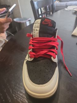 Nike air jordan 1 low  x travis scott olive size 81/2