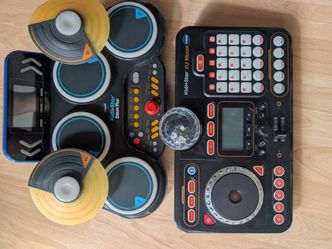 VTech Kidi Star Drum Pad and DJ Mixer Set