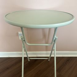 Frosted Tempered Glass Folding Table
