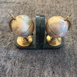 Globe Book ends