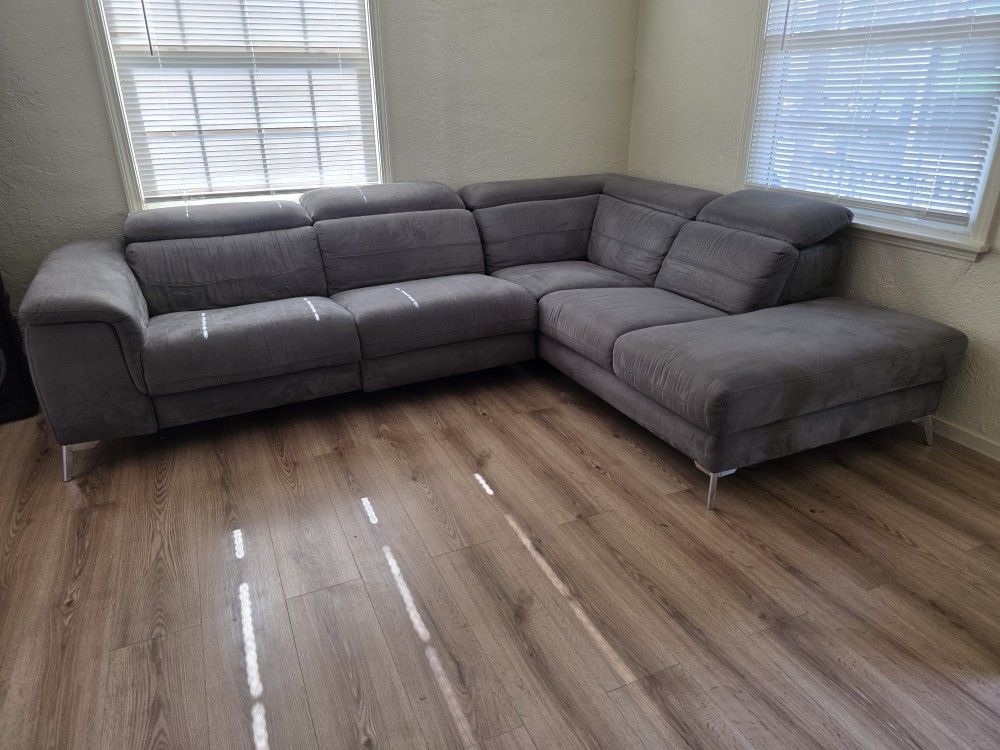 2-Pc Power Recliner Sectional Sofa