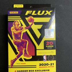 1x Panini Flux 2020-21 NBA Basketball Hanger Box 20 Cards New/Factory Sealed!