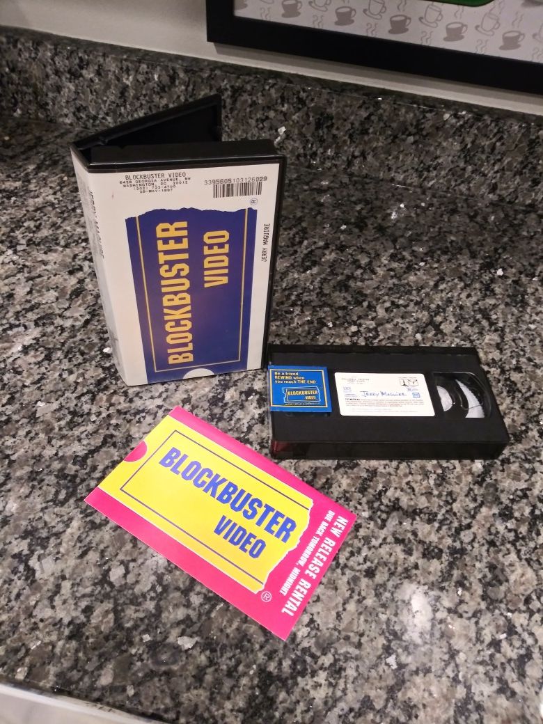 Blockbuster Video Vhs: Jerry Maguire