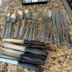 Silverware Service For 8