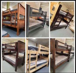 Literas Twin Twin Madera 100% Bunk Beds