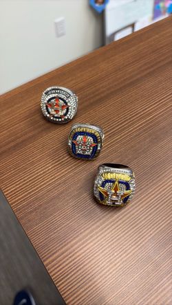 Astros Ceremonial Replica Rings 2019 ALCS 2021 ALCS 2022 World Champions #3 Peña #27 Altuve
