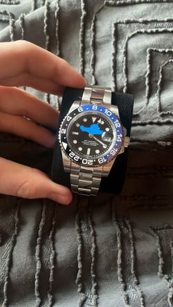 Half blue men’s watch