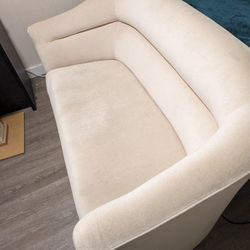 Mid Century Modern Velvet Sofa