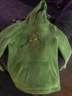 Grinch Hoodie Small Kids 