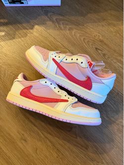 Travis Scott Jordan 1 low “Tropical Pink” PS