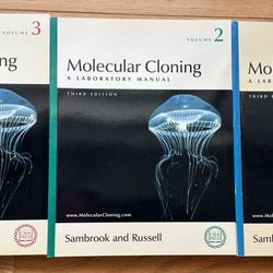 Molecular Cloning: A Laboratory Manual 3rd Ed — Complete 3-Volume Set (Sambrook & Russell)