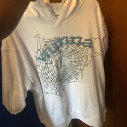 White Sp5der  Hoodie 