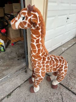 Large Standing Plush Giraffe Stuffed Animal