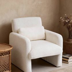 Oversized Sherpa Accent Chair 