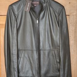  LEATHER JACKET MICHAEL KORS
