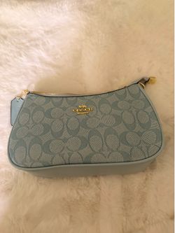 Blue coach bag
