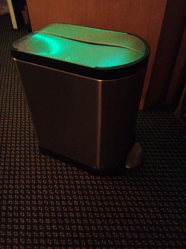 One Step Stainless Steel Trash Can