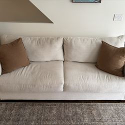 White Loveseat- Ashley Furniture