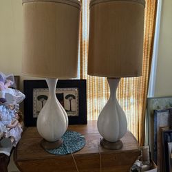 Mid Century Lamps (pair)