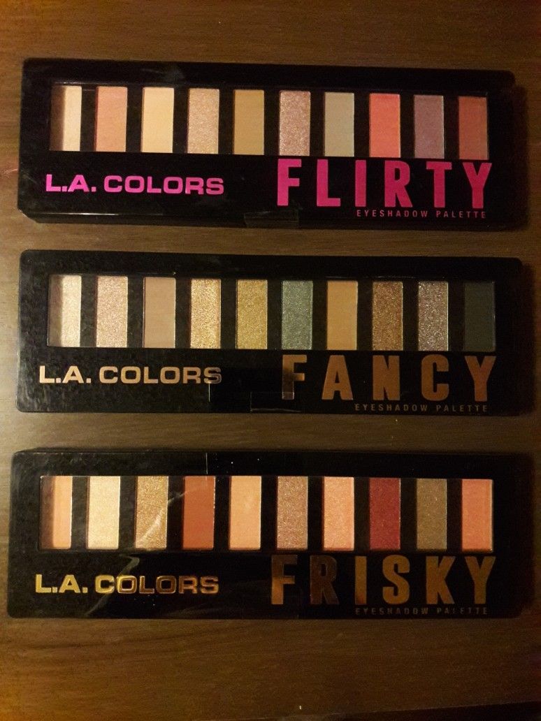 New LA COLORS  Eyeshadows  $8 Each 