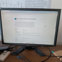 Acer X223w 22" Monitor 