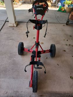 Clicgear 3Wheel Push Cart, Used