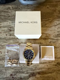 Michael Kors Gold-Tone Chronograph Watch