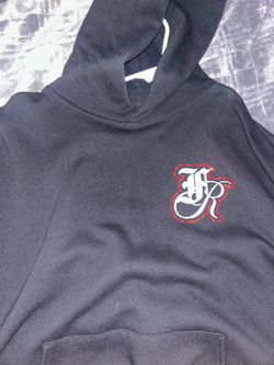 Red Rhinstone Fuerza Regida Hoodie 