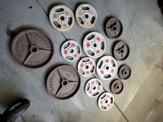 315 LB Olympic Weight Plate Set – Vintage Iron Plates
Price:
$275 OBO