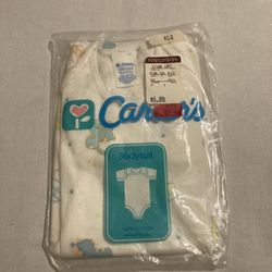 Vintage Carters Baby Bodysuit Zoo Animals Size 18/24 XL Months USA NWT Retro