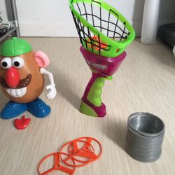 Mr Potato head and fan blade Repeller & Slinky