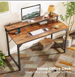 Rustic Brown Computer Desk