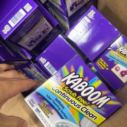 Kaboom Scrub Free! Toilet Bowl Cleaner System with 2 Refills