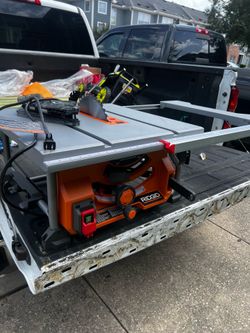 Ridgid table saw 10 in ( no trate la guía )