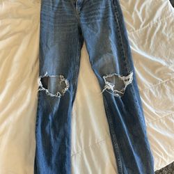 Levi Low Pro Straight Jeans Size 25