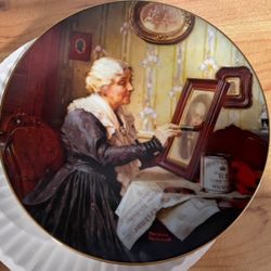 Norman Rockwell Grandma’s Love Limited Edition Plate 
