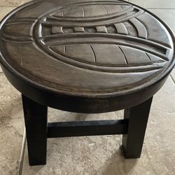 10 In Sold Wood Bee Stool 