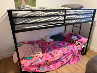 Twin over twin bunk beds